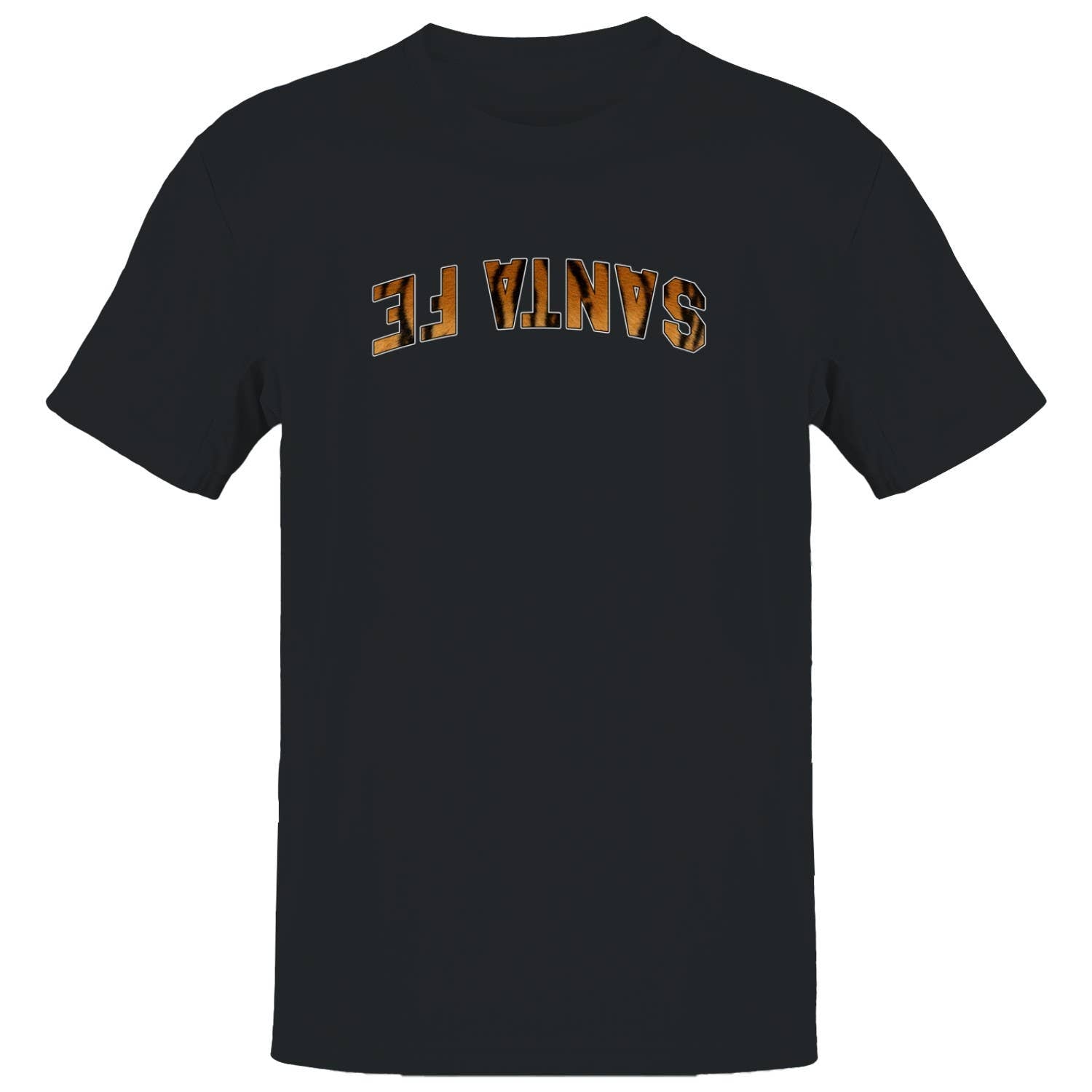 Santa Fe Tiger Print Lettering Men's - Adult & Kids T-Shirts, Sweatshirts & Hoodies apparel design preview 1