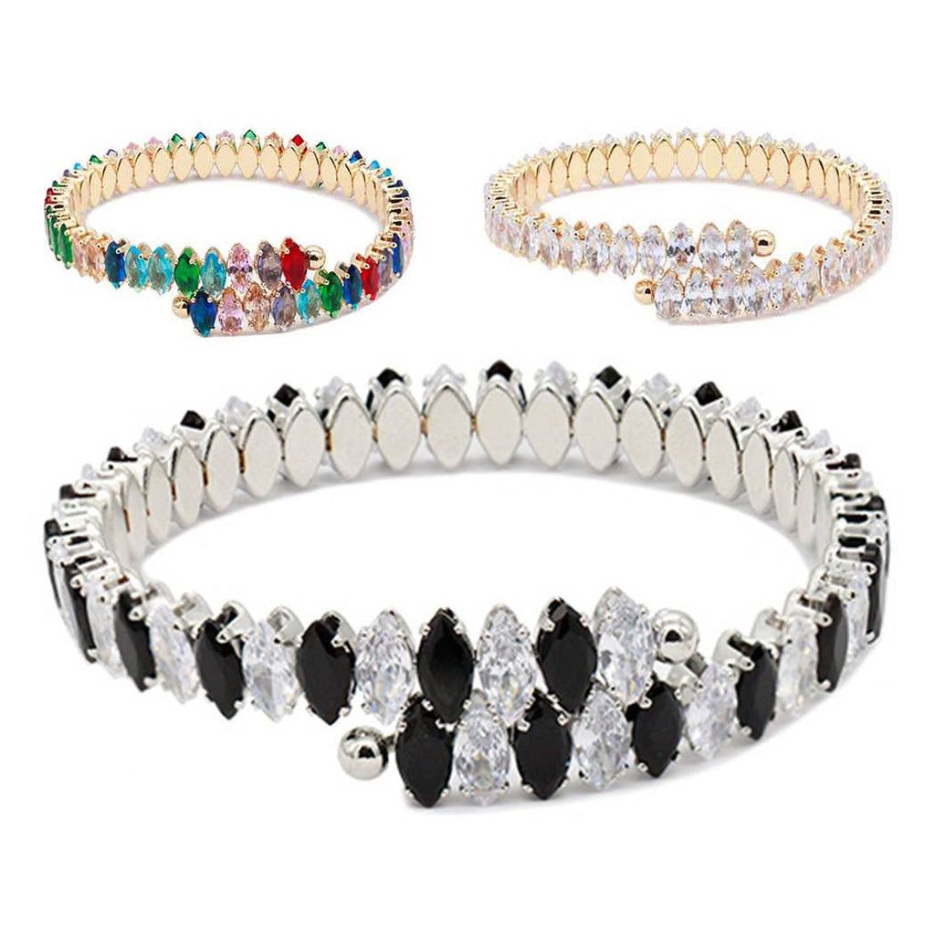 Colorful Marquise Cz Cuff Bracelets - Adult & Kids T-Shirts, Sweatshirts & Hoodies apparel design preview 1