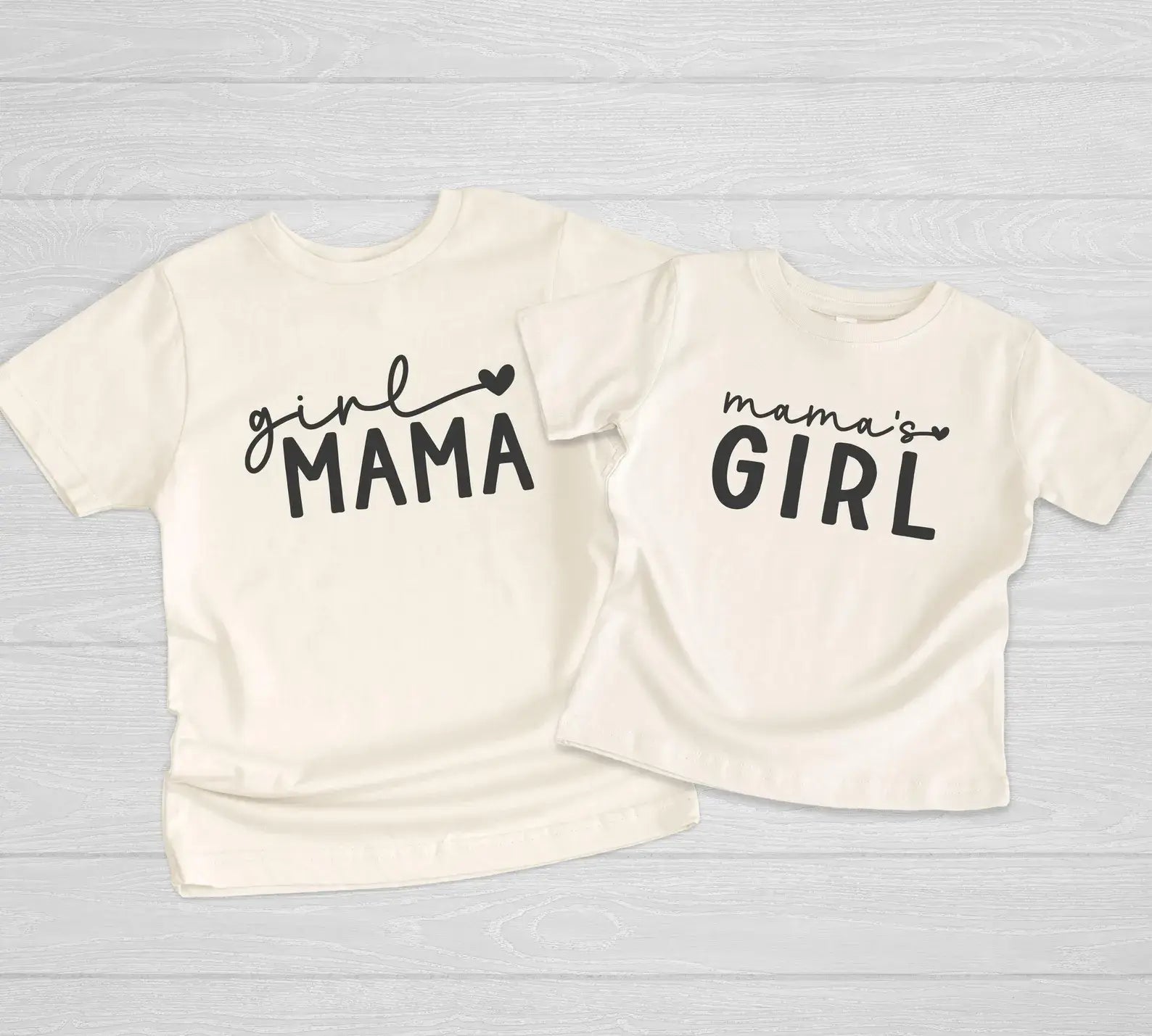 Girl Mama, Mama's Matching Mom Me - Adult & Kids T-Shirts, Sweatshirts & Hoodies apparel design preview 1