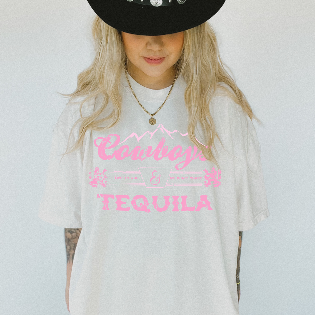 Cowboys Tequila Western Graphic - Adult & Kids T-Shirts, Sweatshirts & Hoodies apparel design preview 1