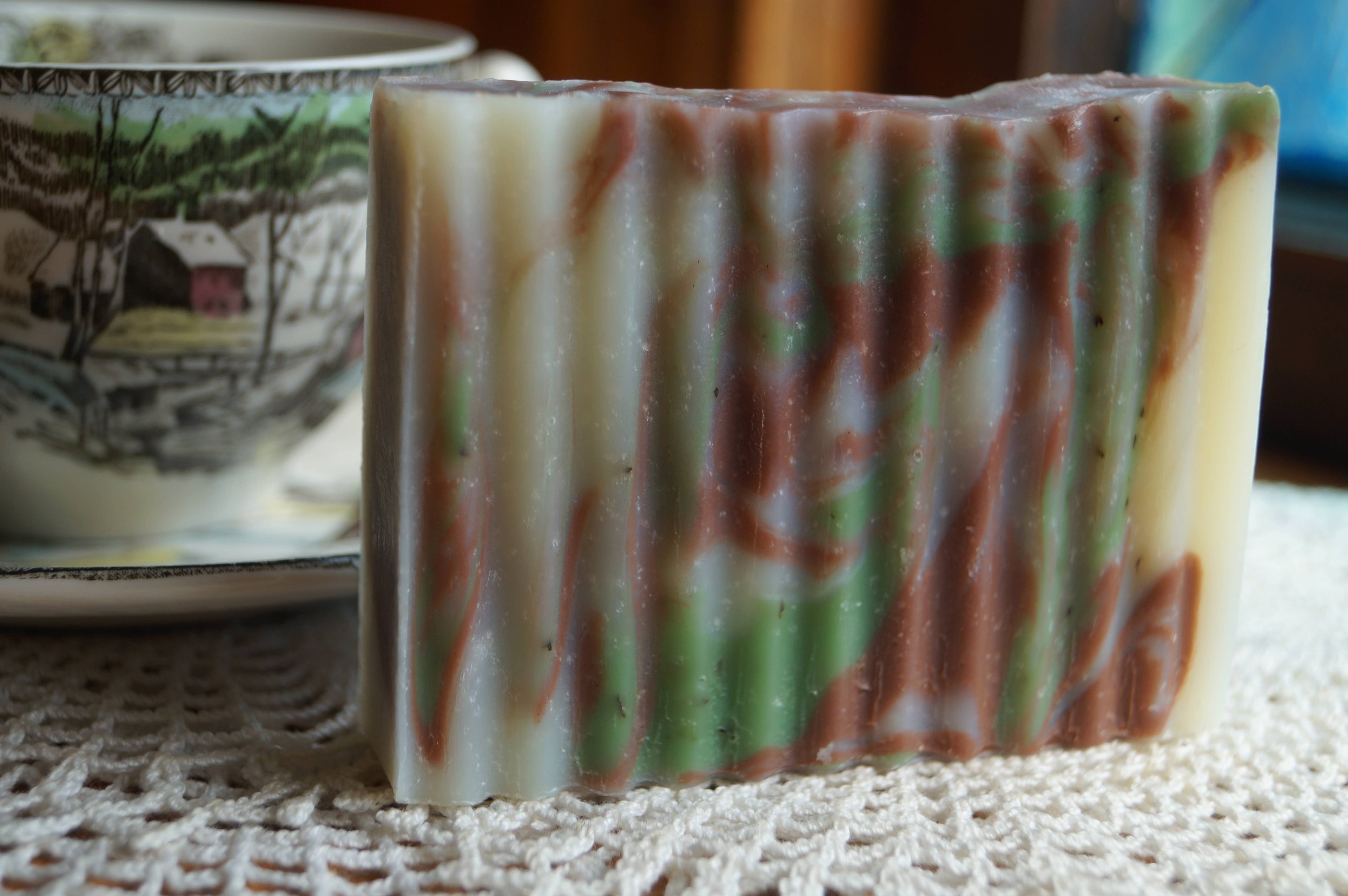 White Tea Ginger Soap 4oz. Cold Process Moisturizing - Adult & Kids T-Shirts, Sweatshirts & Hoodies apparel design preview 1