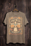 Stay Wild Roam Free Graphic Top - Adult & Kids T-Shirts, Sweatshirts & Hoodies apparel design preview 1