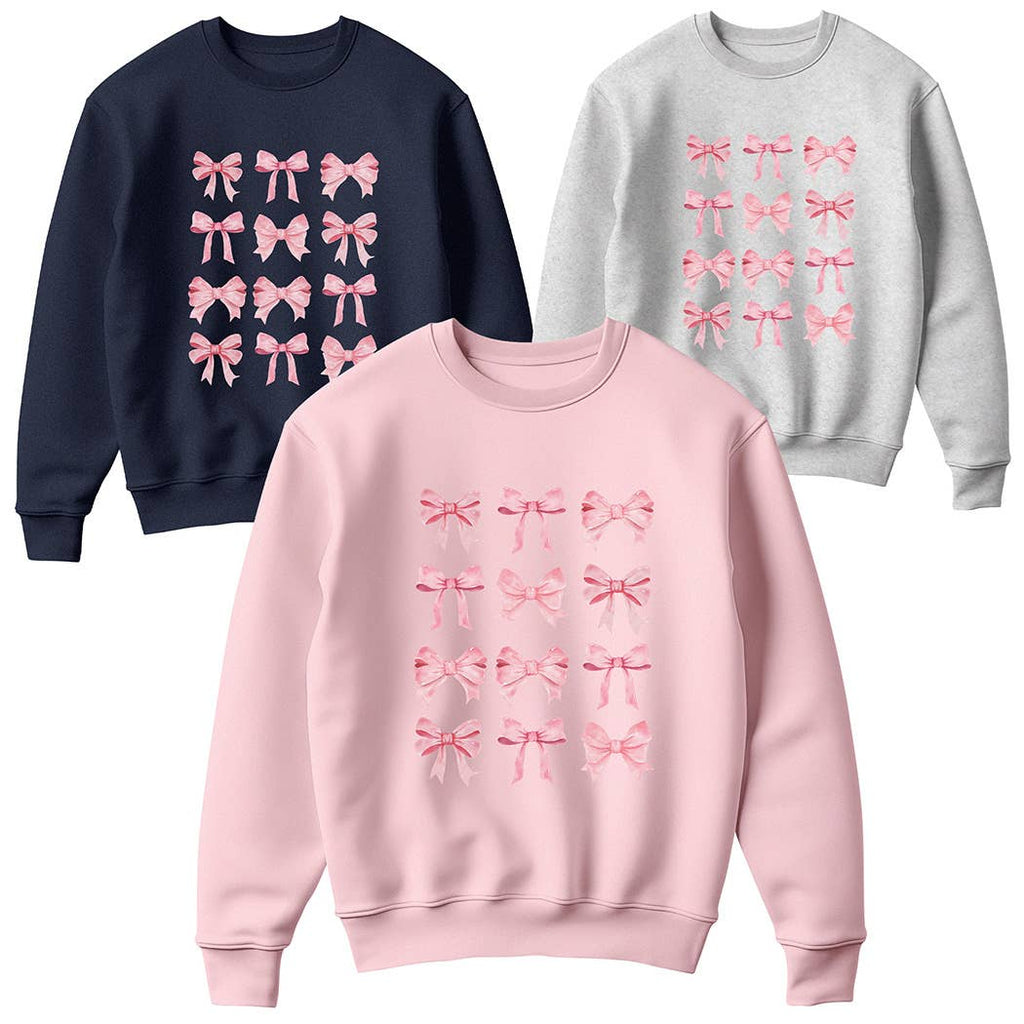 Diverse Ribbon Bow Print Fleece - Adult & Kids T-Shirts, Sweatshirts & Hoodies apparel design preview 1