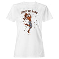 Giddy Up Cowgirl Babe Women's White - Adult & Kids T-Shirts, Sweatshirts & Hoodies apparel design preview 1