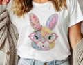 Easter Bunny Heart Glasses Patchwork - Adult & Kids T-Shirts, Sweatshirts & Hoodies apparel design preview 1