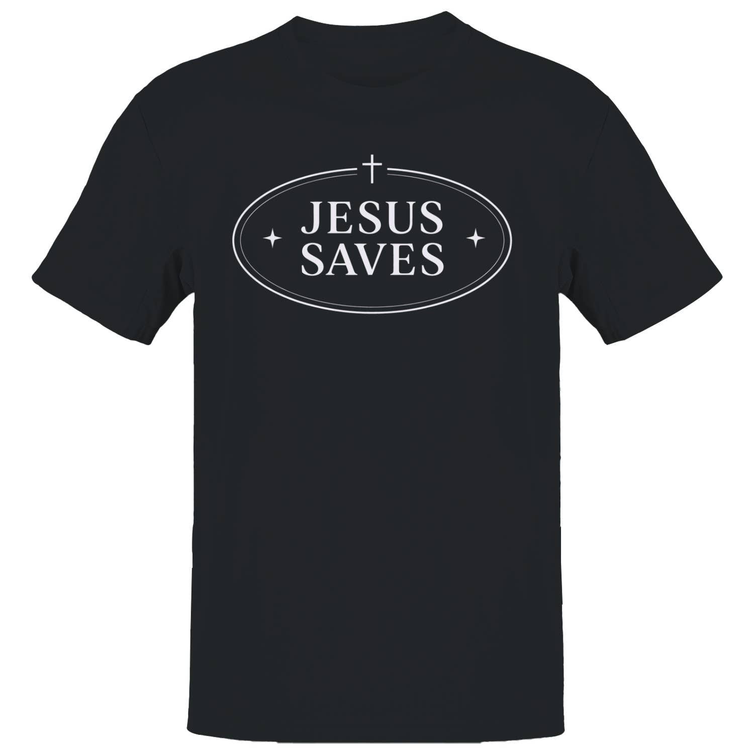 Jesus Saves Christian Men's - Adult & Kids T-Shirts, Sweatshirts & Hoodies apparel design preview 1