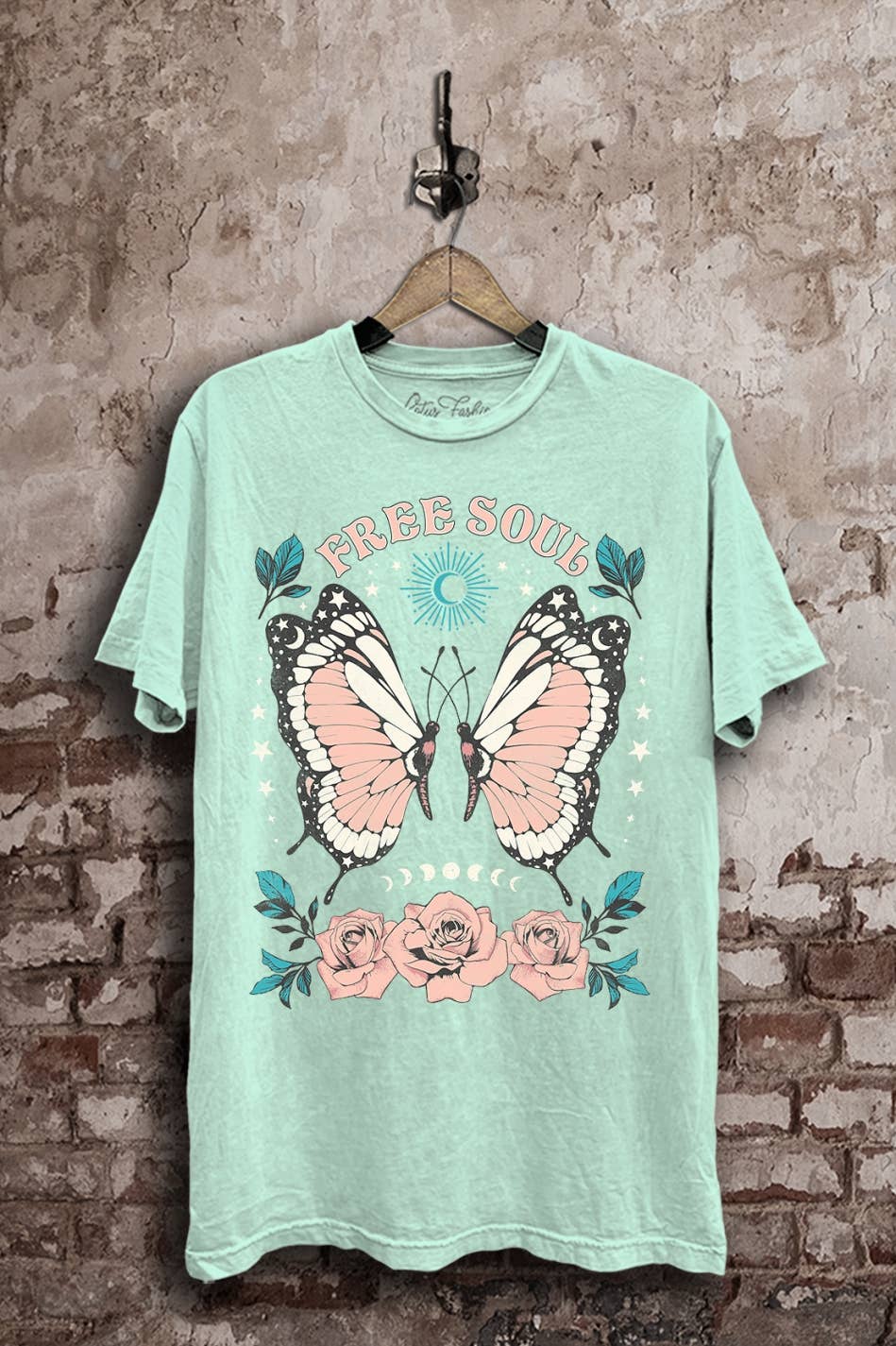 Free Soul Butterfly Graphic Top - Adult & Kids T-Shirts, Sweatshirts & Hoodies apparel design preview 1
