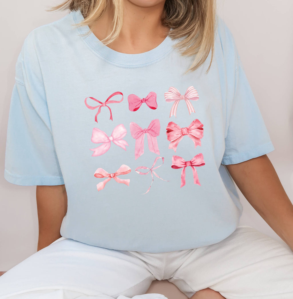 Transfer Only, Bows Screen Print Multiple - Adult & Kids T-Shirts, Sweatshirts & Hoodies apparel design preview 1