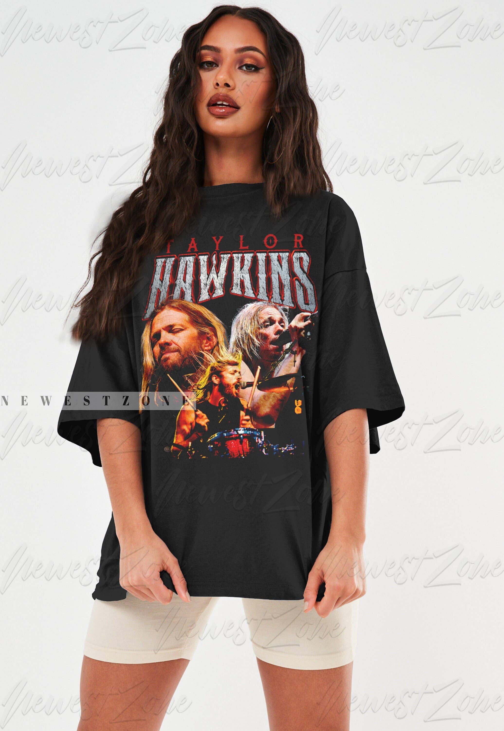Taylor Hawkins Memories 1972-2022 Drummer Gift - Adult & Kids T-Shirts, Sweatshirts & Hoodies apparel design preview 1