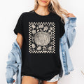 Checkered Pumpkin, Minimalist, Autumn, Fall, - Adult & Kids T-Shirts, Sweatshirts & Hoodies apparel design preview 1