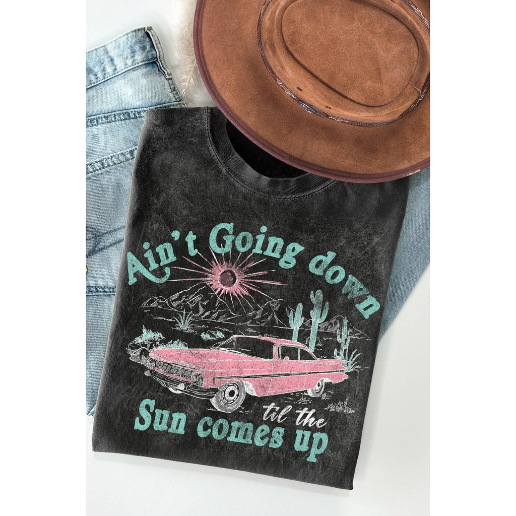 Ain T Going Down- Vintage Mineral Wash - Adult & Kids T-Shirts, Sweatshirts & Hoodies apparel design preview 1