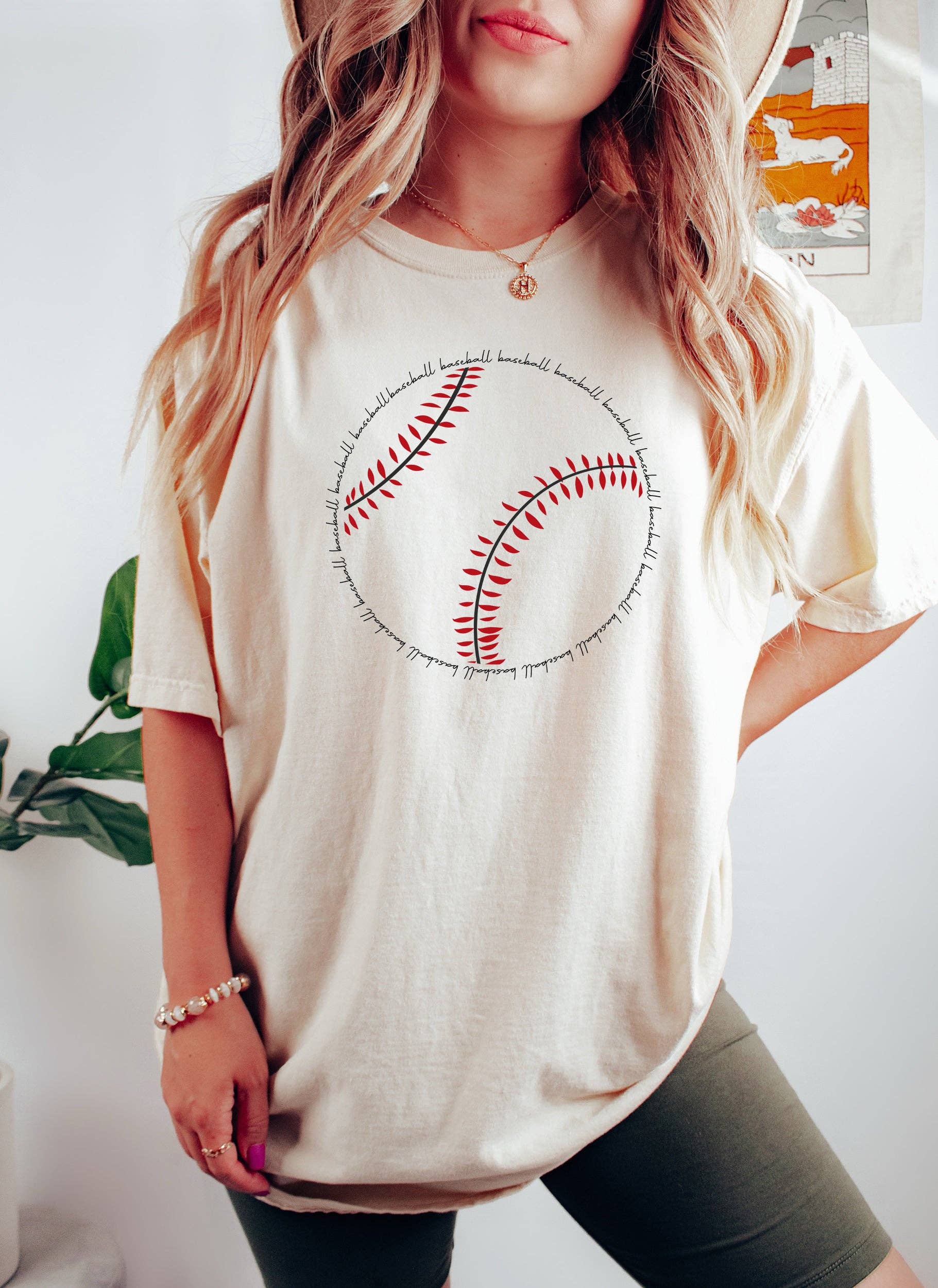 Chic Baseball Word Art Bk - Adult & Kids T-Shirts, Sweatshirts & Hoodies apparel design preview 1