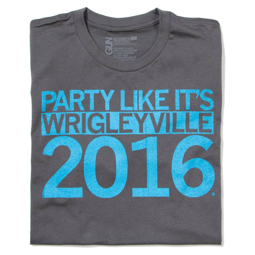 Party Like It's Wrigleyville (R) - Adult & Kids T-Shirts, Sweatshirts & Hoodies apparel design preview 1