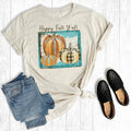Happy Fall Y'all Pumpkin Frame - Adult & Kids T-Shirts, Sweatshirts & Hoodies apparel design preview 1