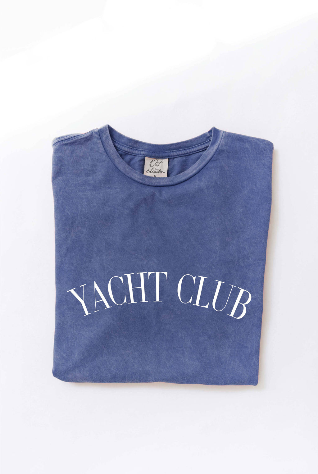 Yacht Club Mineral Washed Graphic Top - Adult & Kids T-Shirts, Sweatshirts & Hoodies apparel design preview 1