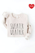 Sweater Weather Plus Graphic - Adult & Kids T-Shirts, Sweatshirts & Hoodies apparel design preview 1