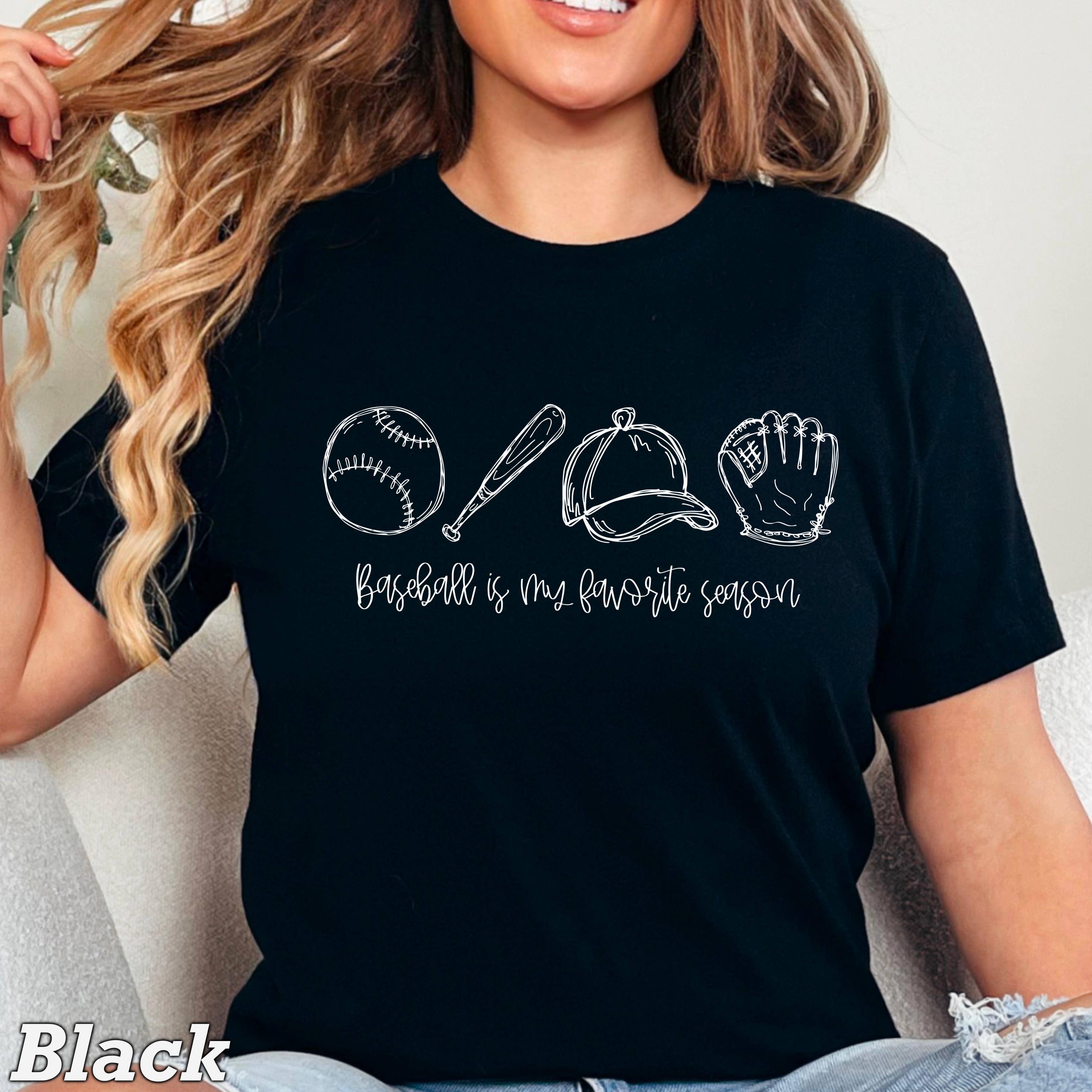 Baseball Is My Favorite Season Comfort Color - Adult & Kids T-Shirts, Sweatshirts & Hoodies apparel design preview 1