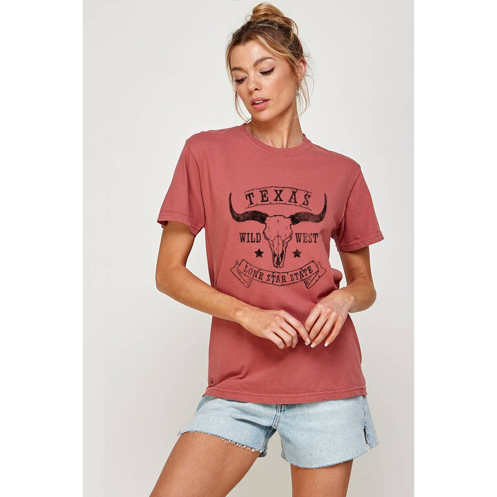 Texas Wild West Graphic - Adult & Kids T-Shirts, Sweatshirts & Hoodies apparel design preview 1