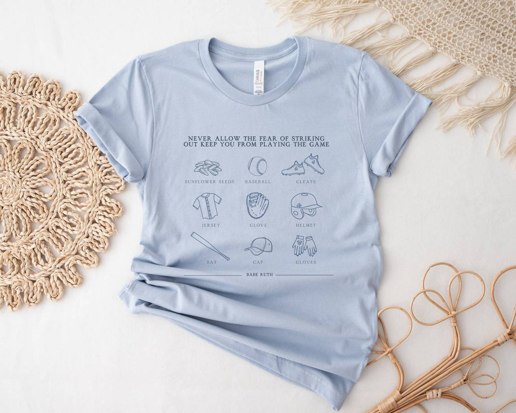 Babe Ruth Quote Baseball - Adult & Kids T-Shirts, Sweatshirts & Hoodies apparel design preview 1