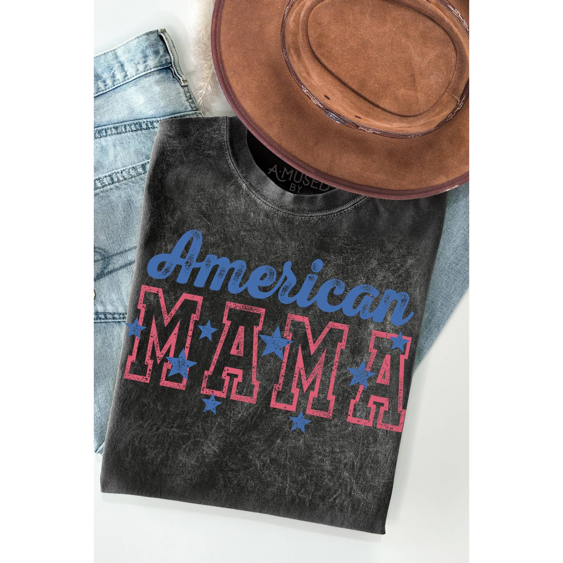 Mama Vintage Mineral Wash - Adult & Kids T-Shirts, Sweatshirts & Hoodies apparel design preview 1