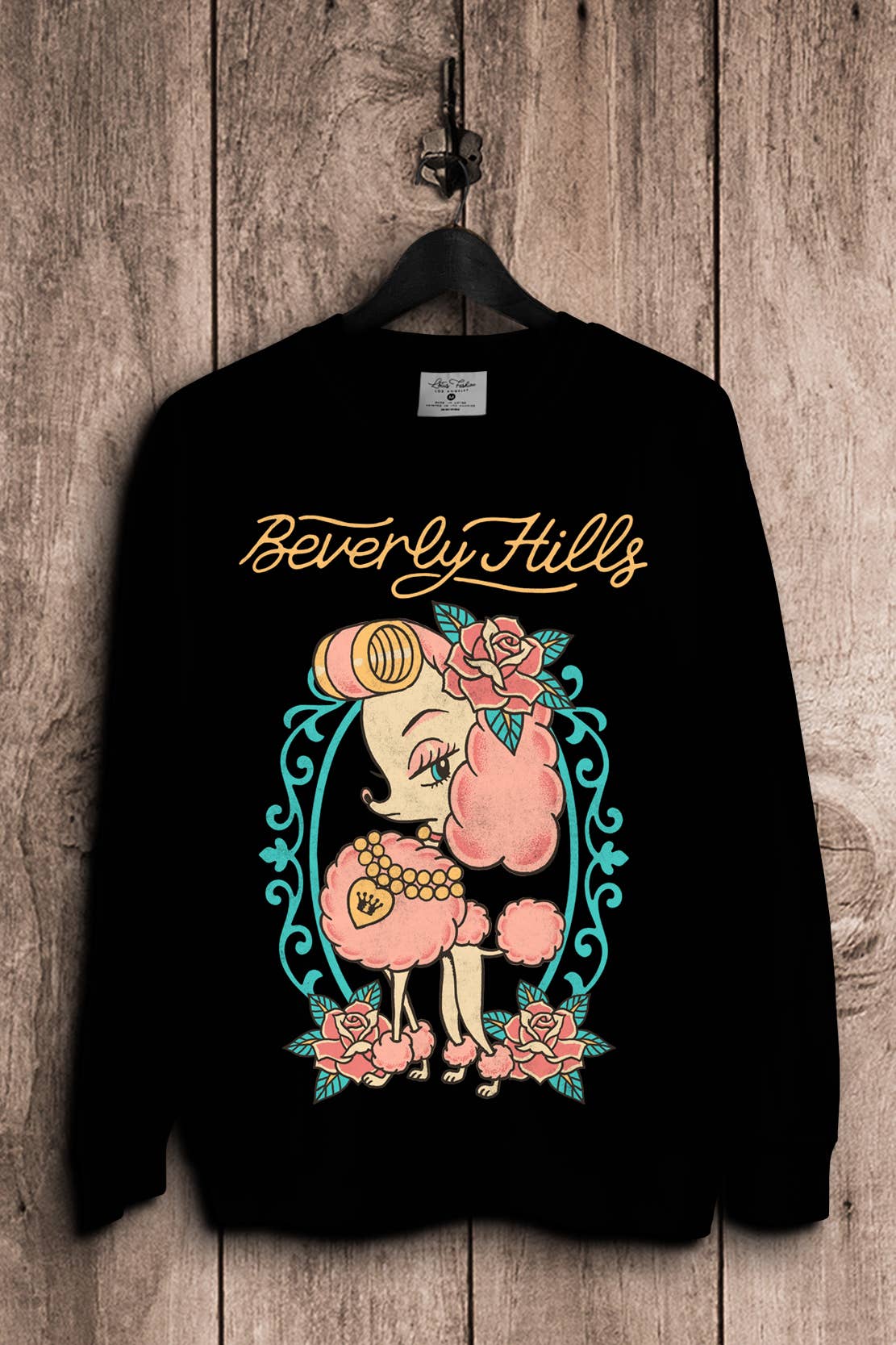 Beverly Hills Poodle - Adult & Kids T-Shirts, Sweatshirts & Hoodies apparel design preview 1