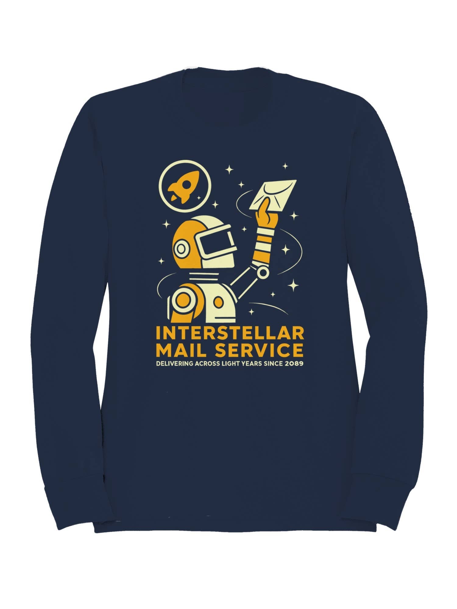 Interstellar Mail Service Graphic Men's - Adult & Kids T-Shirts, Sweatshirts & Hoodies apparel design preview 1