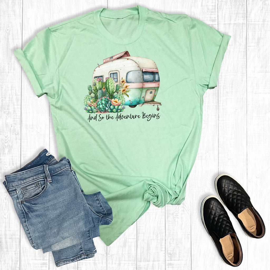 Western Vintage Camper Graphic - Adult & Kids T-Shirts, Sweatshirts & Hoodies apparel design preview 1