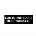 Car Is Unlocked Bumper Sticker - Adult & Kids T-Shirts, Sweatshirts & Hoodies apparel design preview 1