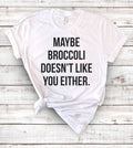 Maybe Broccoli- Funny Sassy Vegetables - Adult & Kids T-Shirts, Sweatshirts & Hoodies apparel design preview 1