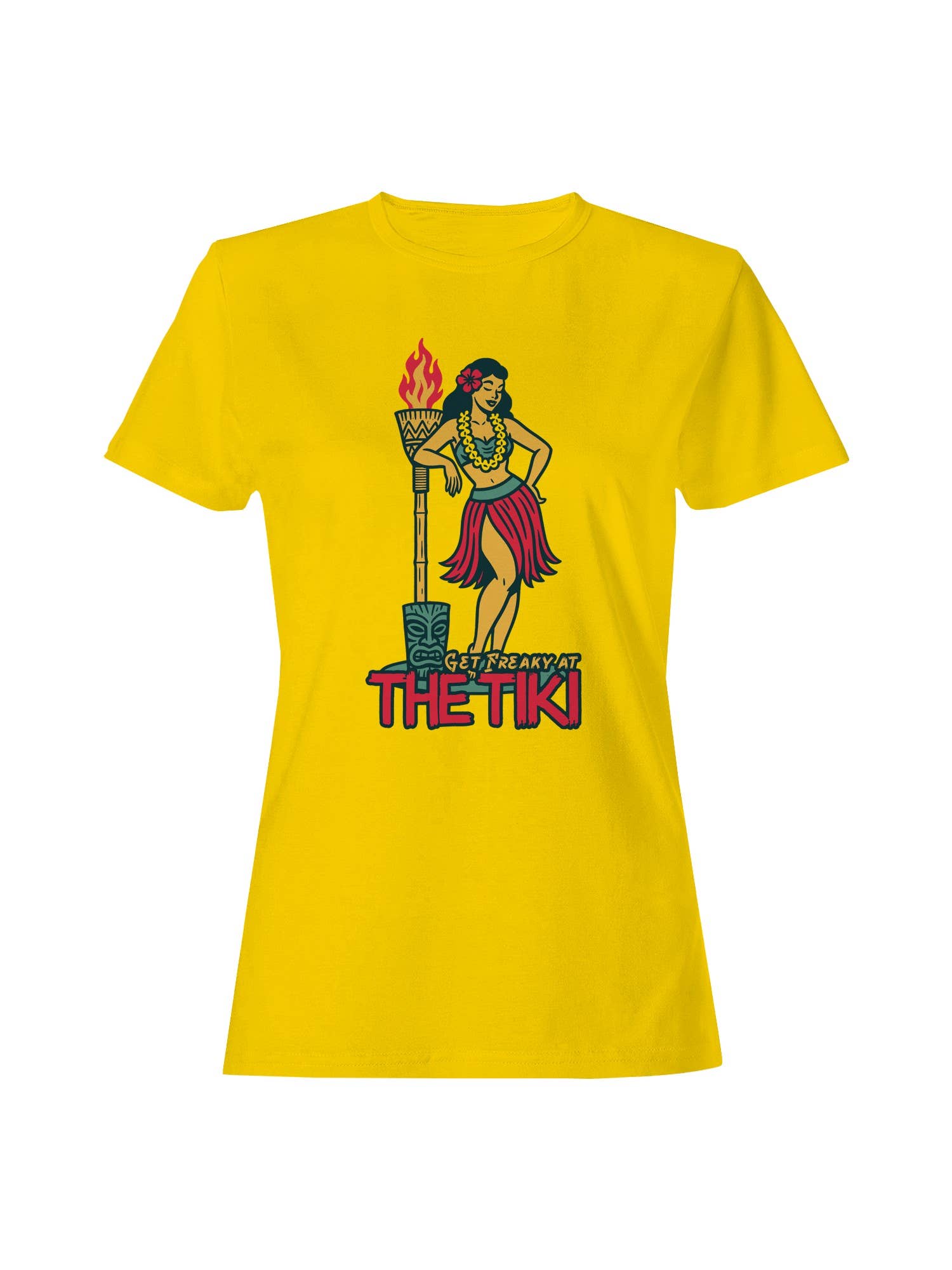 Tropical Tiki Vibes Design Women's - Adult & Kids T-Shirts, Sweatshirts & Hoodies apparel design preview 1