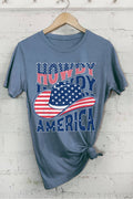 Howdy America Flag Hat Graphic - Adult & Kids T-Shirts, Sweatshirts & Hoodies apparel design preview 1