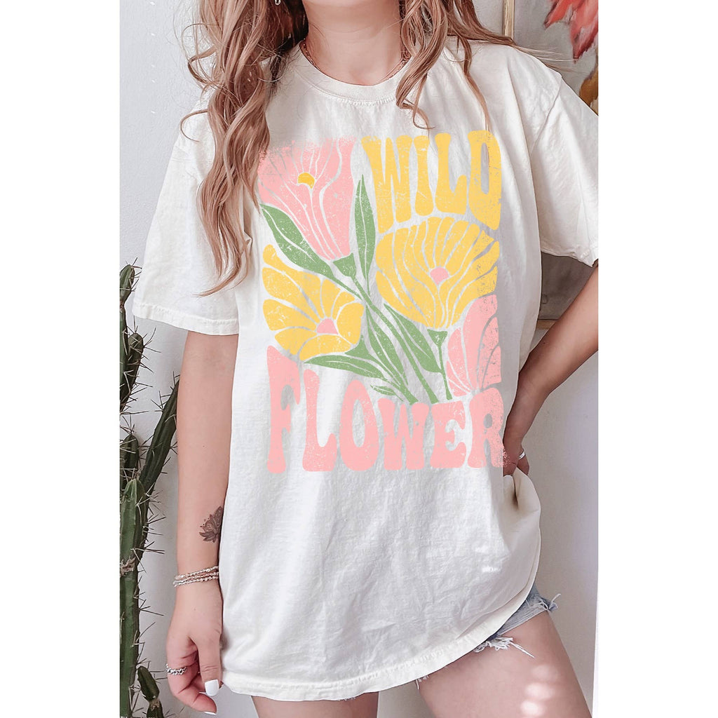 Wild Flower - Adult & Kids T-Shirts, Sweatshirts & Hoodies apparel design preview 1