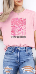 Living with Grace - Adult & Kids T-Shirts, Sweatshirts & Hoodies apparel design preview 1