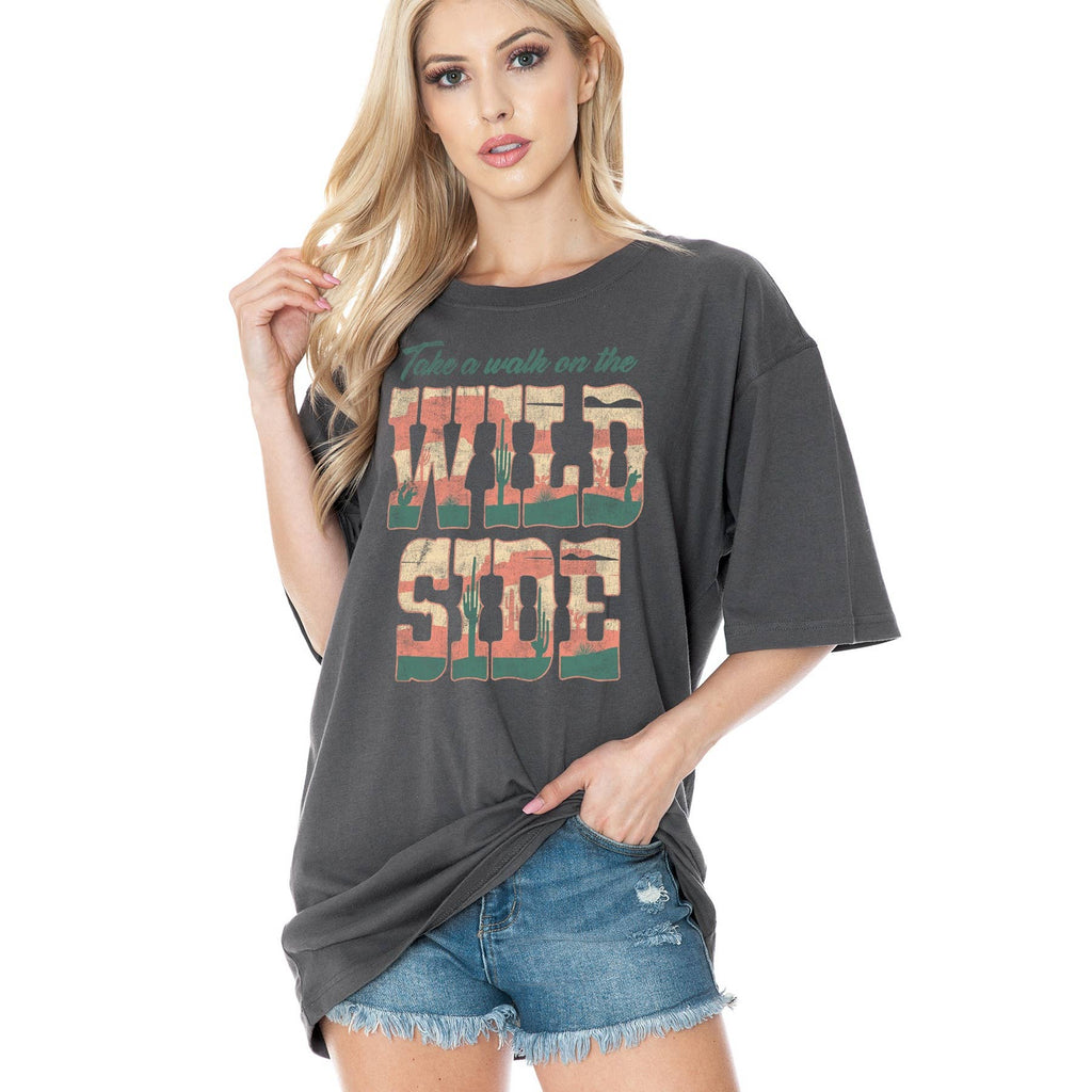 Unisex Oversized Wild Side - Adult & Kids T-Shirts, Sweatshirts & Hoodies apparel design preview 1