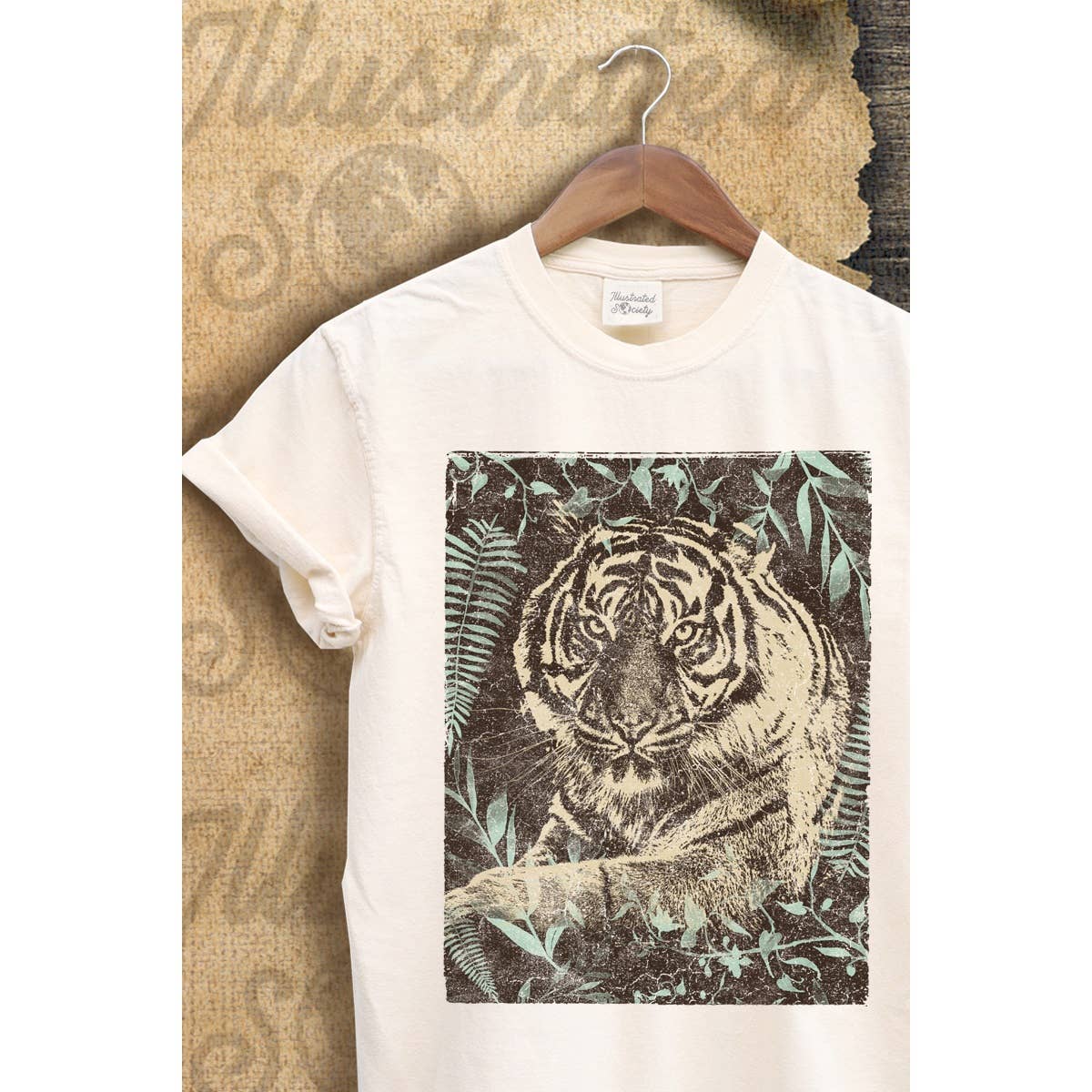 Tiger Vintage Graphic - Adult & Kids T-Shirts, Sweatshirts & Hoodies apparel design preview 1