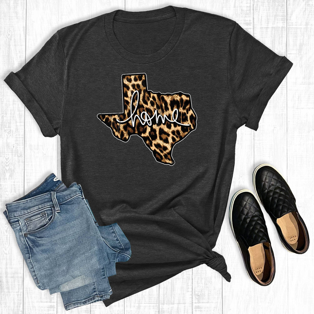 Leopard Texas Home - Adult & Kids T-Shirts, Sweatshirts & Hoodies apparel design preview 1