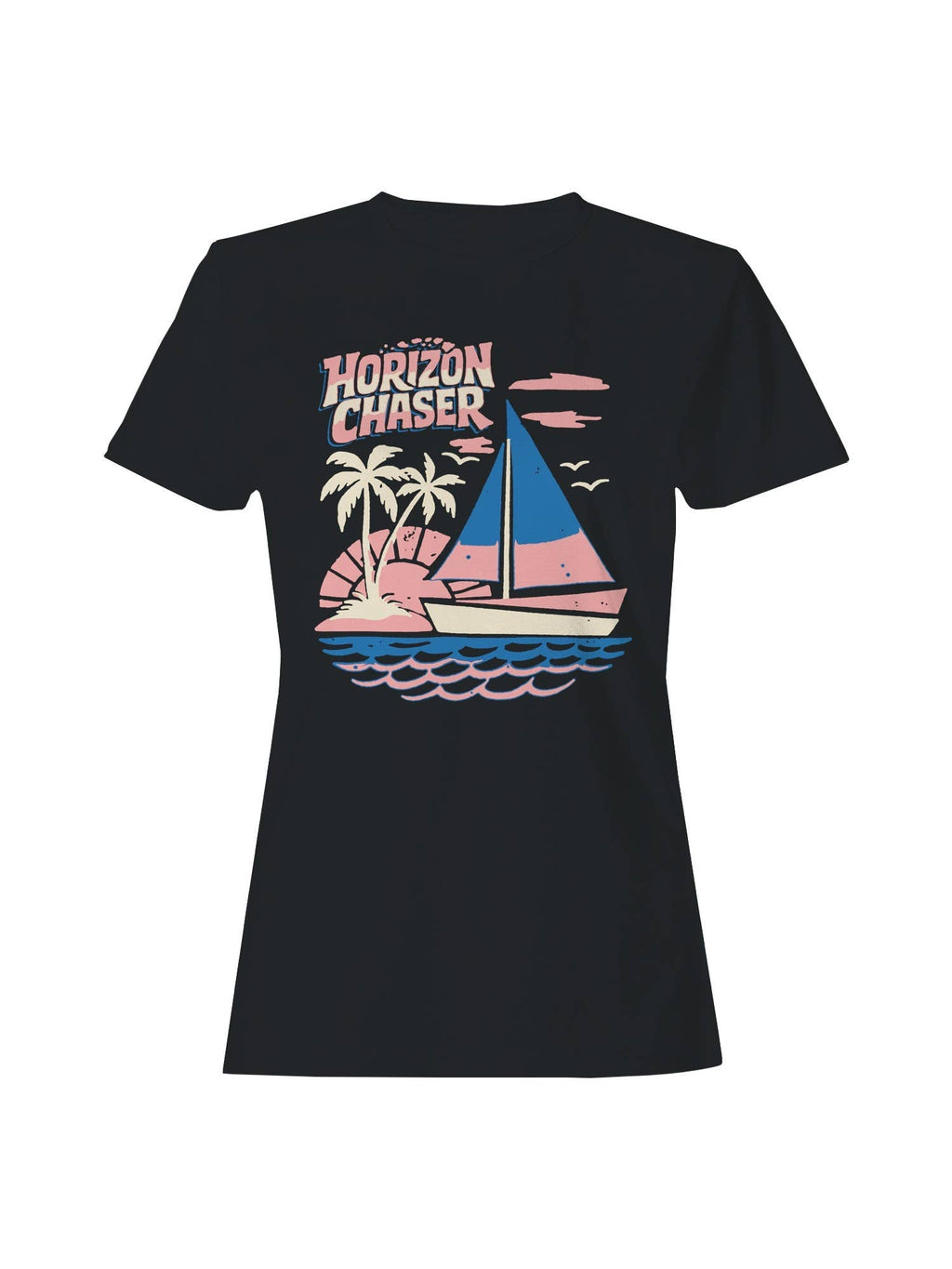 Horizon Chaser Vintage Sailing Art Women's - Adult & Kids T-Shirts, Sweatshirts & Hoodies apparel design preview 1