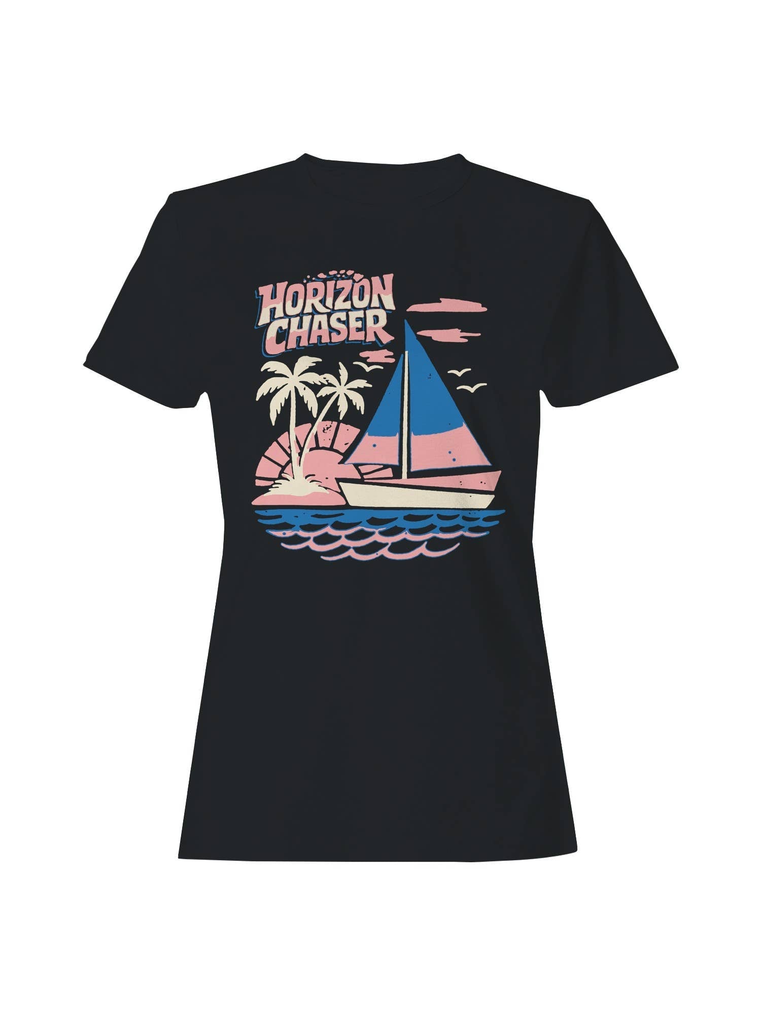 Horizon Chaser Vintage Sailing Art Women's - Adult & Kids T-Shirts, Sweatshirts & Hoodies apparel design preview 1
