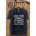 Live For Today Vintage Mineral Wash Graphic - Adult & Kids T-Shirts, Sweatshirts & Hoodies apparel design preview 1