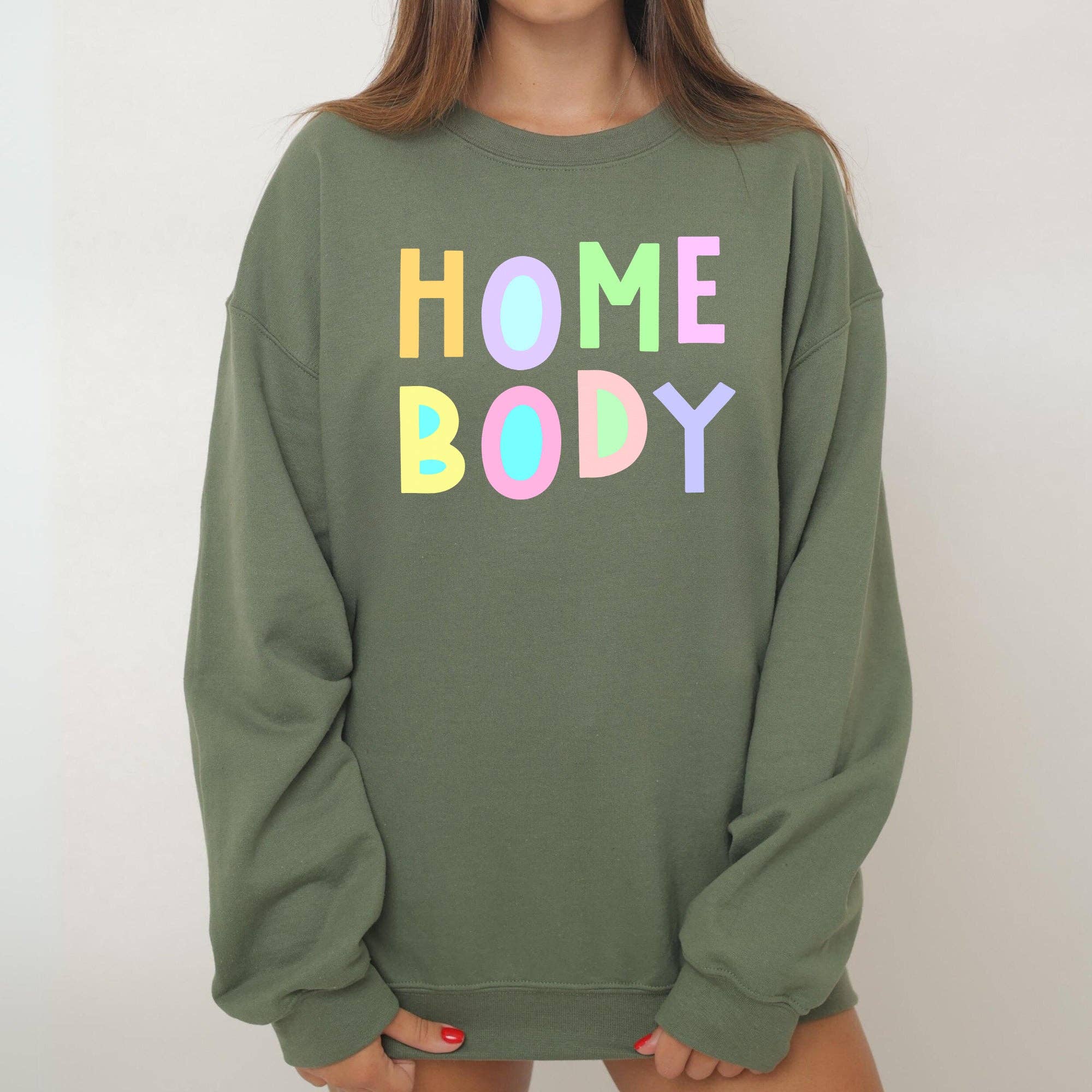 Homebody Positivity Sarcastic, Mom Mental Health - Adult & Kids T-Shirts, Sweatshirts & Hoodies apparel design preview 1