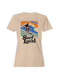 Surf Local Wave Rider Design Women's - Adult & Kids T-Shirts, Sweatshirts & Hoodies apparel design preview 1