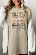 Wild West- Unisex Oversized Graphic Print Top - Adult & Kids T-Shirts, Sweatshirts & Hoodies apparel design preview 1