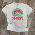 Social Anxiety Society On Ash Gray - Adult & Kids T-Shirts, Sweatshirts & Hoodies apparel design preview 1