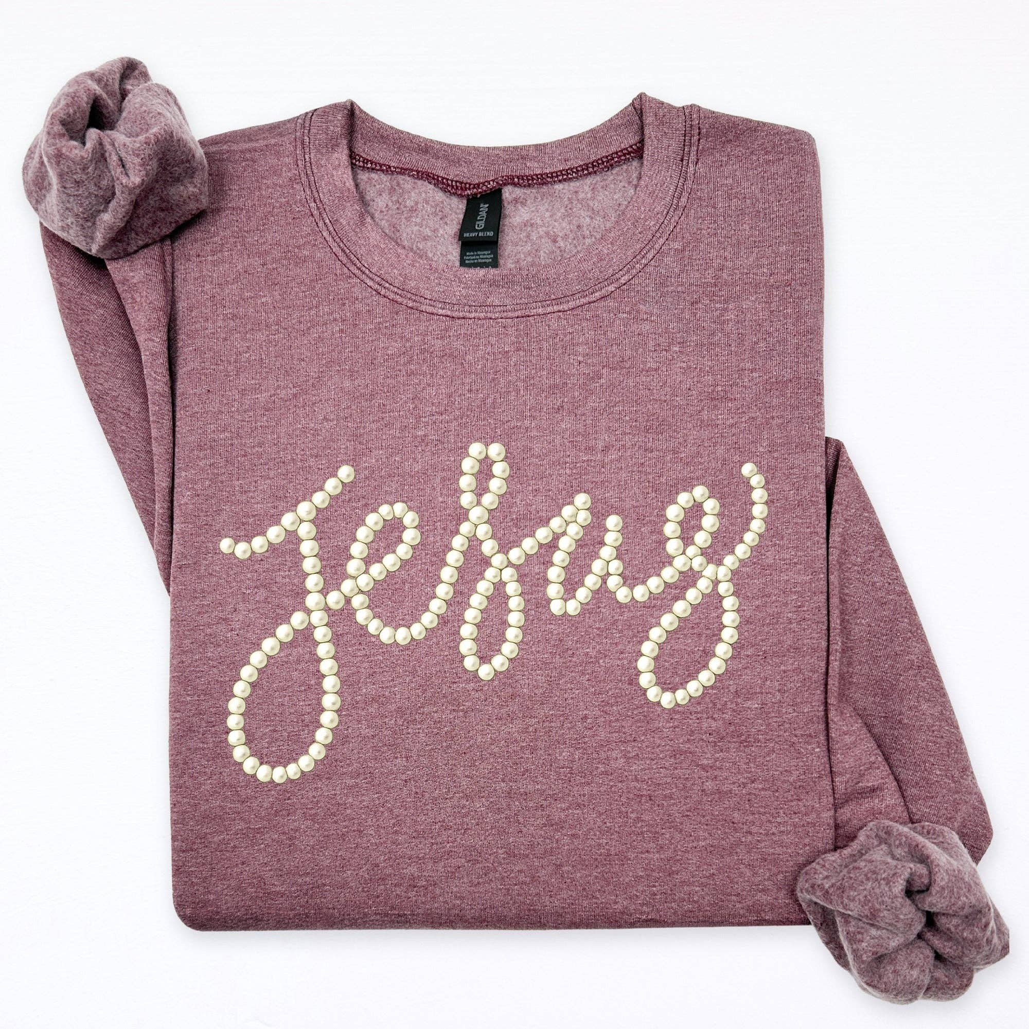 Jesus, Pearls, Coquette, Faith, Gospel, Christian - Adult & Kids T-Shirts, Sweatshirts & Hoodies apparel design preview 1