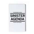 Sinister Agenda Notebook - Adult & Kids T-Shirts, Sweatshirts & Hoodies apparel design preview 1