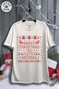 Merry Christmas Ya Filthy Animal Graphic Top - Adult & Kids T-Shirts, Sweatshirts & Hoodies apparel design preview 1