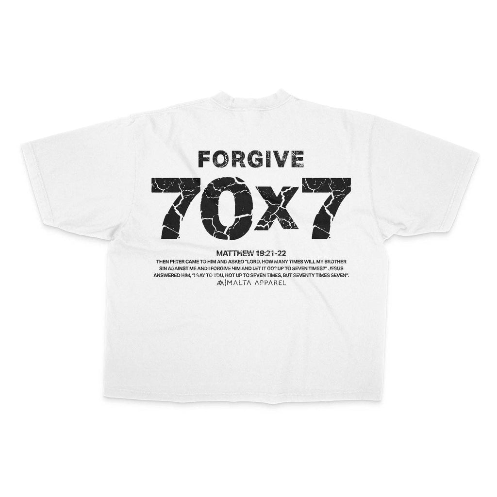 70x7 Drop Shoulder (Super Oversized) White - Adult & Kids T-Shirts, Sweatshirts & Hoodies apparel design preview 1