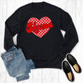 Valentine's Day Checkered Mama Heart - Adult & Kids T-Shirts, Sweatshirts & Hoodies apparel design preview 1