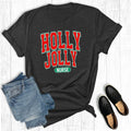 Christmas Holly Jolly Nurse Graphic - Adult & Kids T-Shirts, Sweatshirts & Hoodies apparel design preview 1