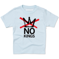 No Kings Logo Blue Kids - Adult & Kids T-Shirts, Sweatshirts & Hoodies apparel design preview 1